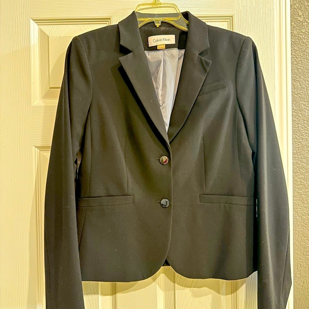 Calvin Klein Women's Black Blazer Jacket
